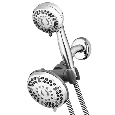 Waterpik PowerPulse Massge Chrome 6 Settings Showerhead Combo 1.8 Gpm