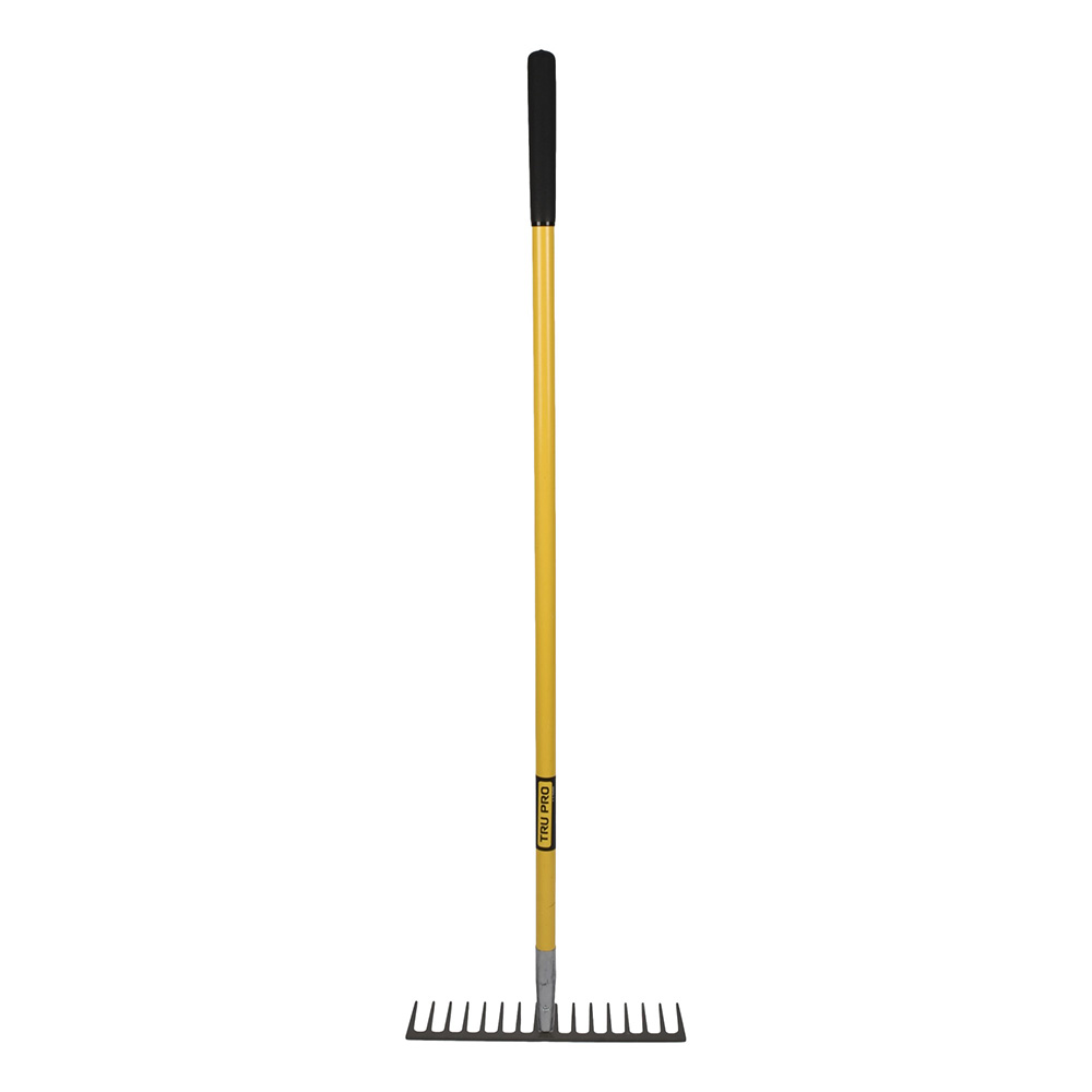 [490002916] Rastrillo Recto De 16 Dientes Amarillo Tru Pro