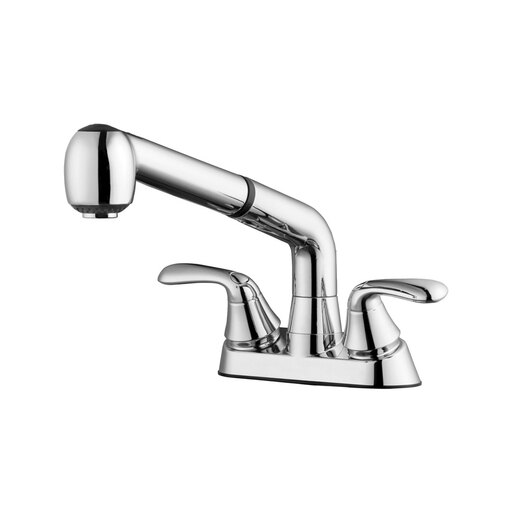 Home Plus Two Handle Chrome Laundry Faucet