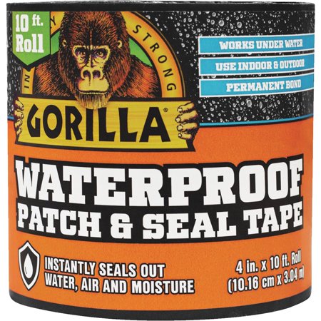 [4924494] Gorilla Waterproof Patch & Seal Black Tape