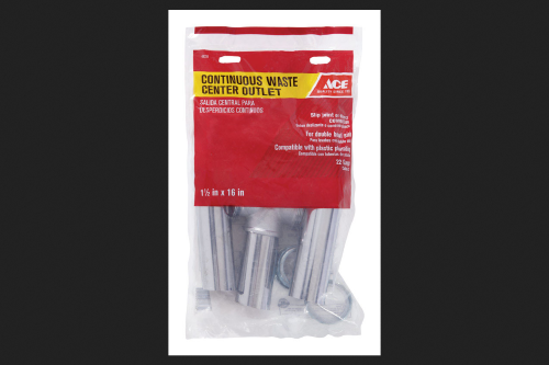 Ace 1-1/2 in. D Chrome Plated Brass Continuous Waste Outlet