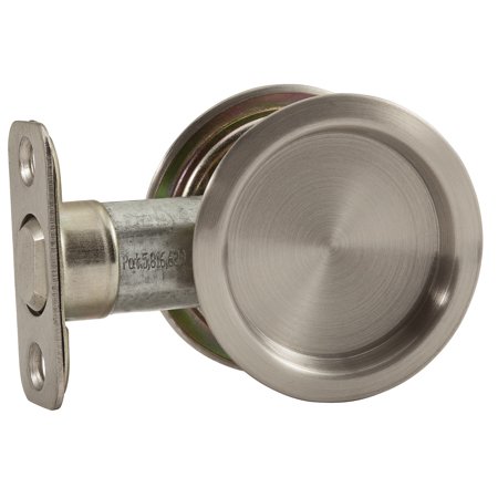 [5005810] National Hardware Satin Nickel Silver Steel Pocket Door Pull 1 Pk