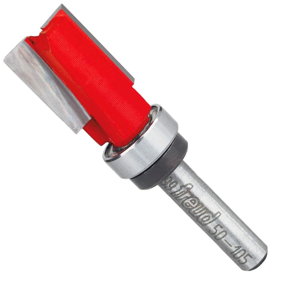 Freud 9/16 in. (Dia.) Top Bearing Flush Trim Bit with 1/4 in. Shank - 50-105