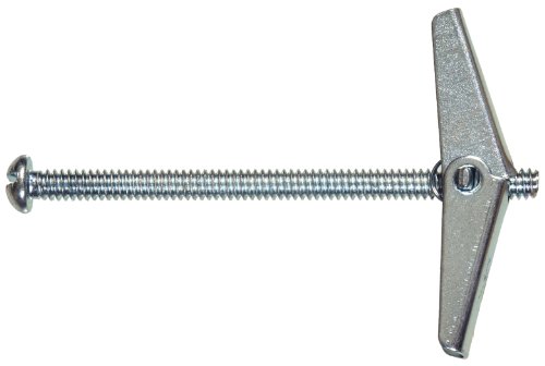 Hillman 1/4 in. Dia. X 3 in. L Round Steel Toggle Bolt 2 Pack