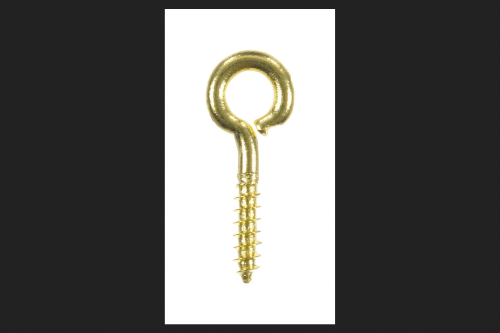 Ace 3/32 13/16 in. L Polished Brass Screw Eye 7 Pk