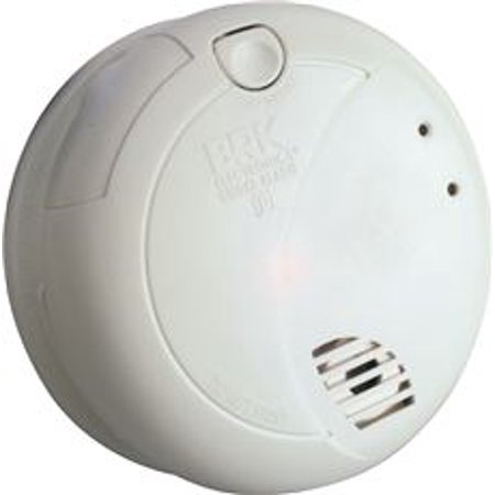 First Alert BRK 7010B Hardwired Photoelectric Smoke Alarm with Battery Backup  White