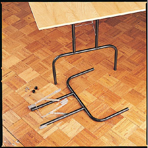 Waddell 29 in. H Folding Metal Table Leg