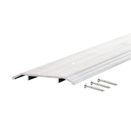 M-D Building Products 0.5 in. H X 6 in. W X 36 in. L Aluminum Commercial Threshold Silver