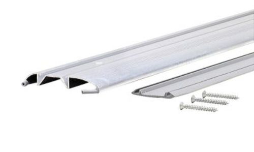 M-D Building Products 0.75 in. H X 3.38 in. W X 36 in. L Aluminum/Vinyl Low Threshold Silver