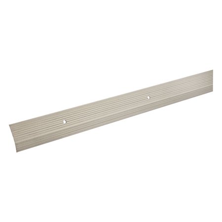 M-D Building Products 0.3 in. H X 1.38 in. W X 72 in. L Prefinished Silver Aluminum Carpet Trim