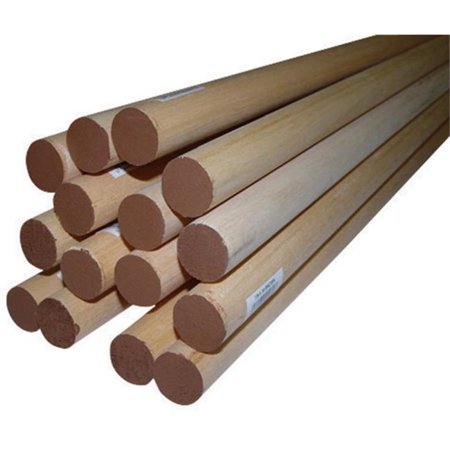 Alexandria Moulding Round Ramin Hardwood Dowel 7/8 in. D X 48 in. L 1 Pk Brown