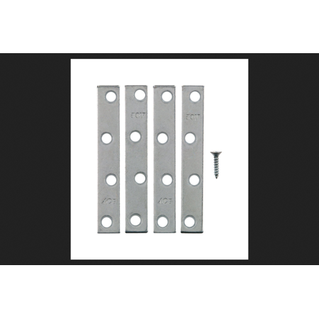 Ace Mending Brace 4 in. X 5/8 in. Zinc Zinc Carded