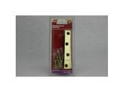 Ace Mending Brace 4 in. X 5/8 in. Brass Bright Carded