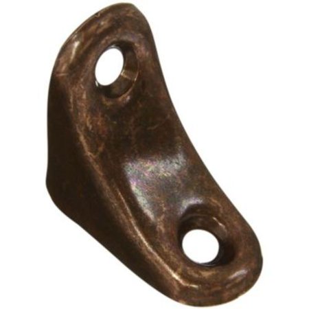 [5292404] 4Pk Antique Bronze Chair Brace 1 X 3/4  Ace Shelf Brackets 5292404 Antique Brass