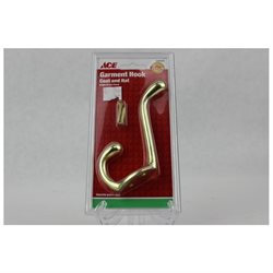 [5293204] Decorative Garment Coat and Hat Hook Ace Coat Hooks 5293204 Polished Brass