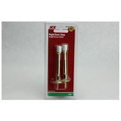 [5294616] 3  Bright Brass Finish Rigid Door Stop Ace Door Stop 5294616 Brass 082901140269