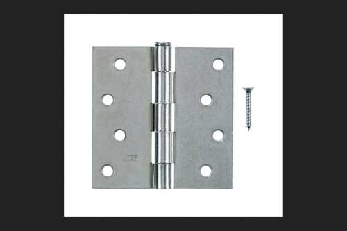 [5296637] Ace 4 in. L Zinc-Plated Door Hinge 1 Pk