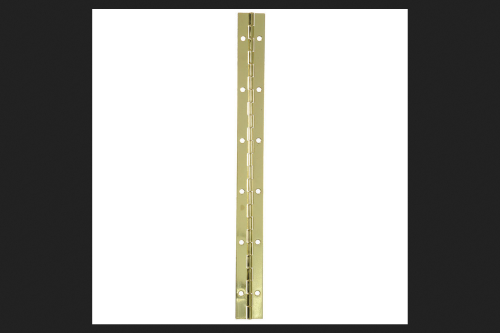 Ace 1 in. W X 12 in. L Continuous Hinge Bright Brass