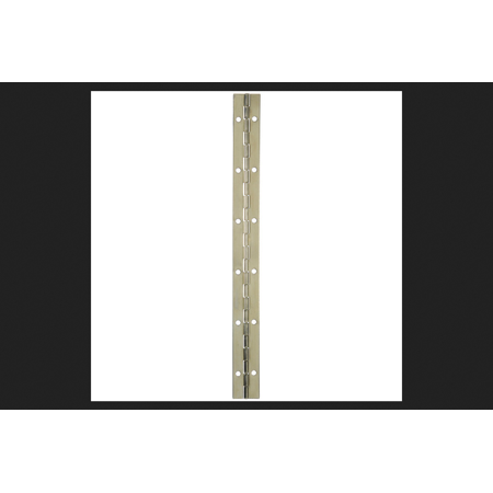 [5298328] Ace 1 in. W X 12 in. L Continuous Hinge Nickel