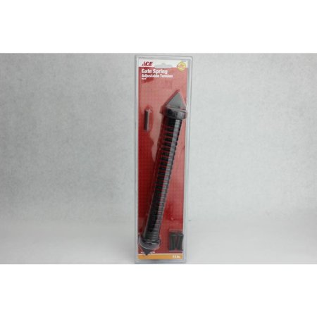 Ace 12 in. D X 1.65 in. L Black Steel Gate Spring