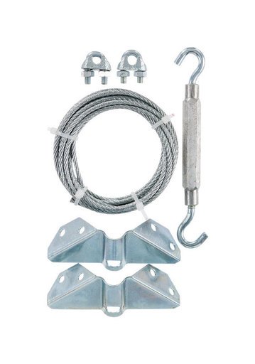 [5299029] Ace 7.5 in. L Silver Steel Anti-Sag Gate Kit 1 Pk