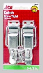 Ace Zinc-Plated Zinc Lockable Drawer Catch 2 Pk
