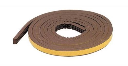M-D Building Products Brown EPDM Rubber Foam Weatherstrip for Doors and Windows 10 Ft. L X 0.31 in