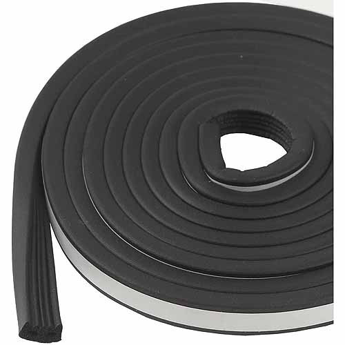 M-D Building Products Black EPDM Rubber Foam Weatherstrip for Auto and Marine 120 in. L X 0.31 in