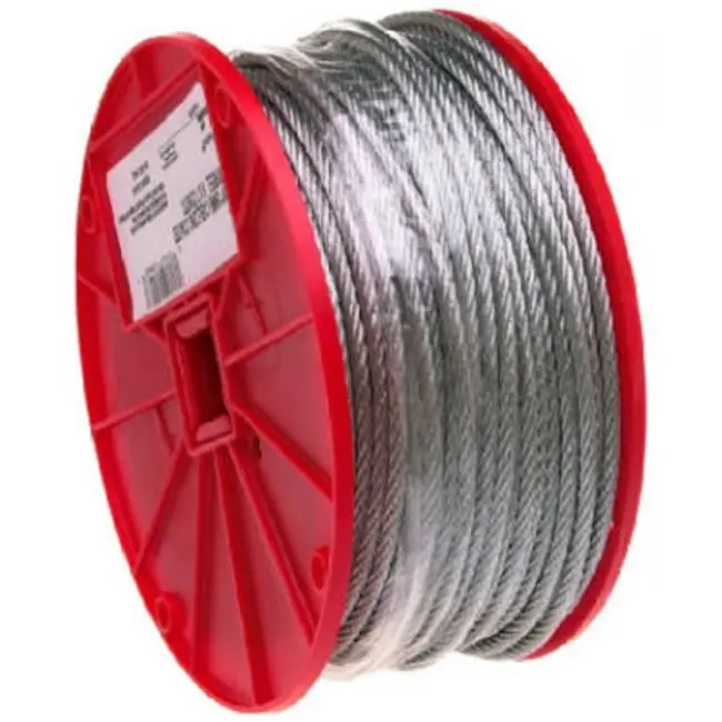 [5364930] Campbell 5/16 in. D X 200 Ft. L Galvanized Steel Aircraft Cable