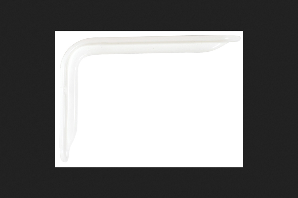 [5374269] JOHN STERLING RP-0099-8WT Heavy Duty Shelf Bracket,White,125 Lb