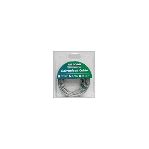 Tie Down Engineering 1/8 in. D X 100 Ft. L Galvanized Steel Aircraft Cable
