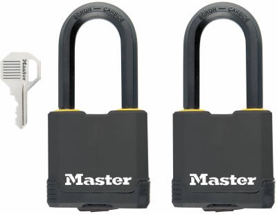 Master Lock Magnum 2 in. H X 1-5/16 in. W X 2 in. L Steel Ball Bearing Locking Weather-Resistant Pad