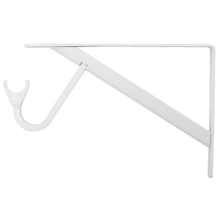 [5431325] Knape & Vogt John Sterling White Steel Bracket 12 Ga. 11-1/4 in. L 500 Lb