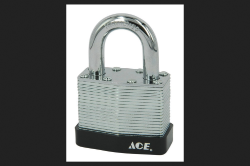 [54537] Ace 1-1/2 in. H X 2 in. W X 1-1/16 in. L Steel Double Locking Padlock