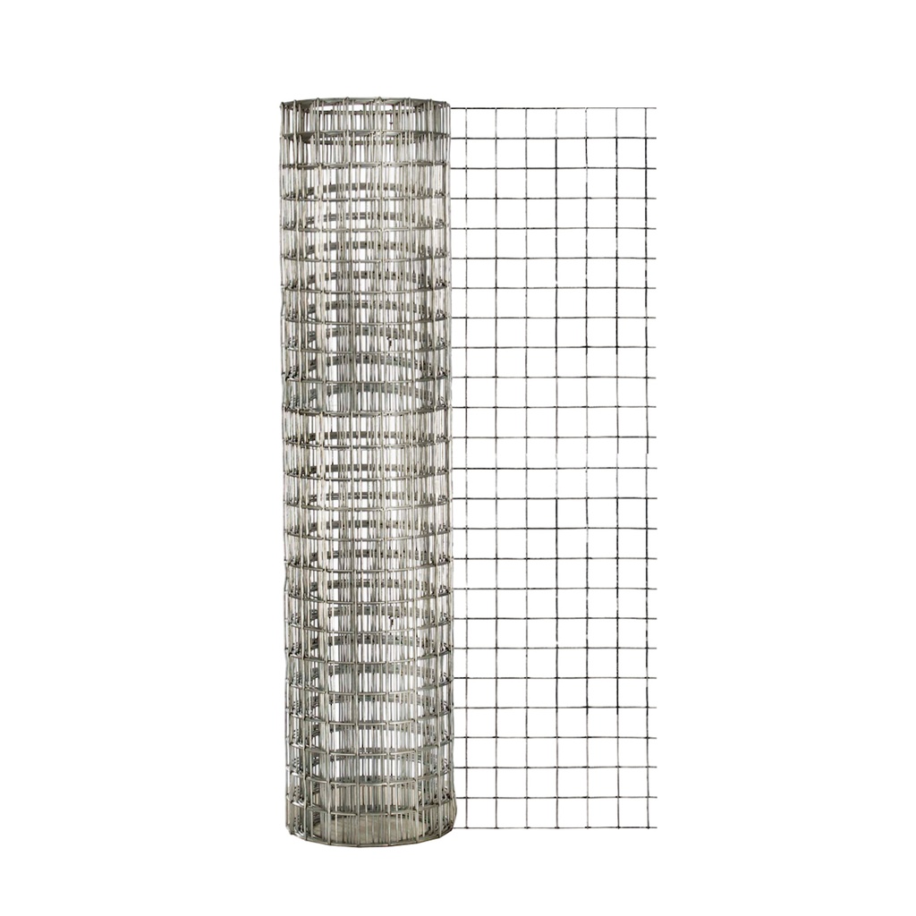 [5494737] Ironridge 24 in. H X 15 Ft. L Galvanized Steel Welded 1 in. X 1 in. in