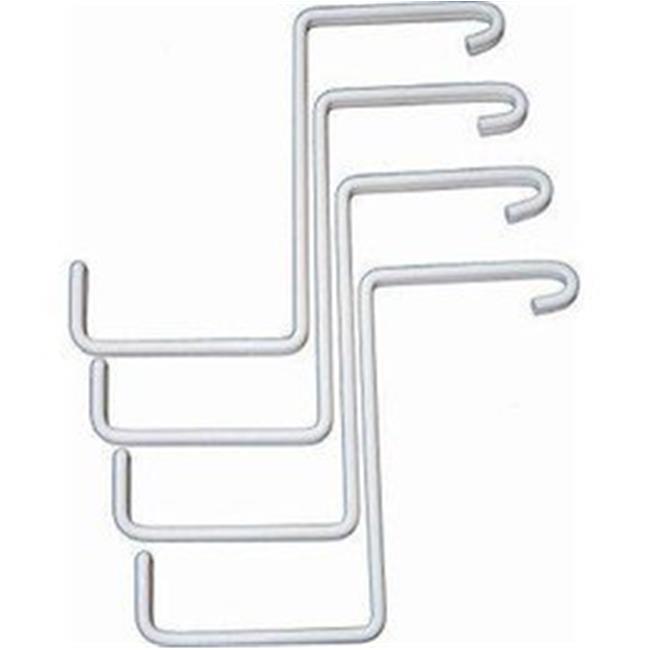 HyLoft 00212 Add-on Storage Hook Accessory for HyLoft Model-540 Ceiling Rack  4 Count   White