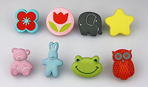 Möbelknopf Schranknopf Schubladenknopf Kinderzimmer Aus Nylon - Diverse Motive (Elefant)