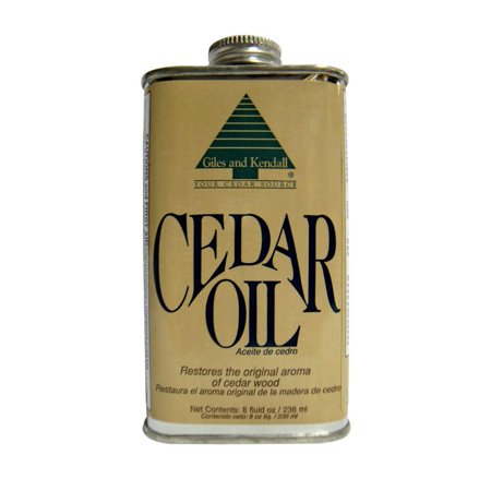 Giles & Kendall Low Luster Clear Oil-Based Cedar Oil 8 Oz