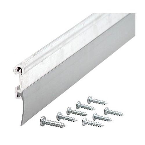 [5669395] M-D Building Products Silver Aluminum/Vinyl Sweep for Doors 36 in. L X 2.5 in