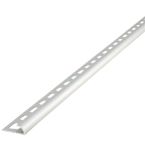 [5679907D] 3/8 in. X 96 in. Satin Clear Anodized Aluminum Bullnose