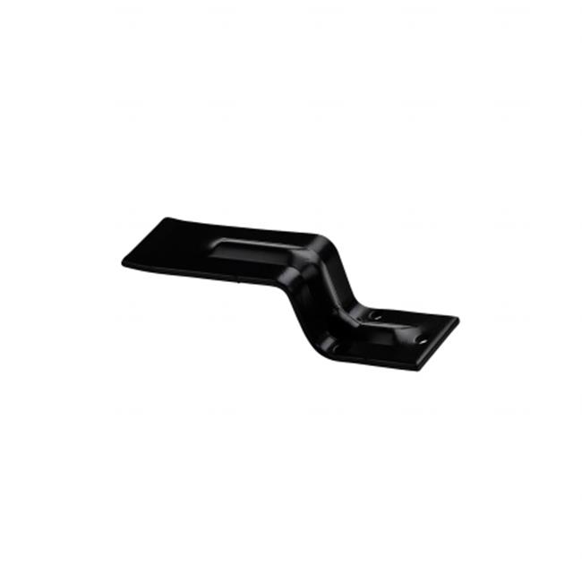 National Hardware 6-5/16 in. L Gloss Black Hot Rolled Steel Open Bar Holder 1 Pk