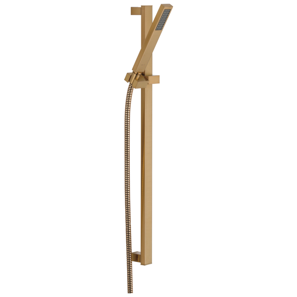 Delta 57530 1.75 GPM Vero Hand Shower Package - Includes Hand Shower Slide Bar Hose and Limited Lifetime Warranty Champagne Bronze Showers Hand