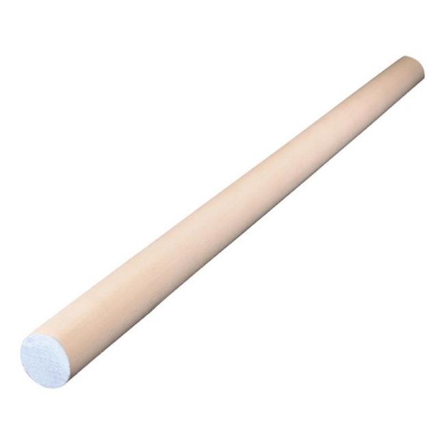 Alexandria Moulding Round Ramin Hardwood Dowel 1-1/8 in. D X 48 in. L 1 Pk Light Blue