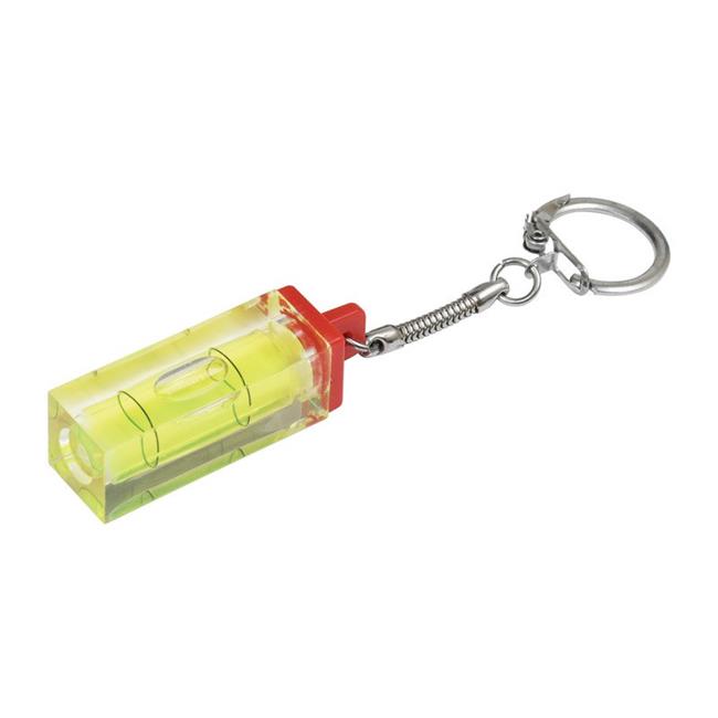 Hillman Plastic Clear Mini Level Key Ring