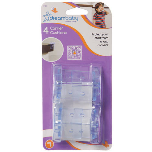 Dreambaby Clear Plastic Corner Cushions 4 Pk