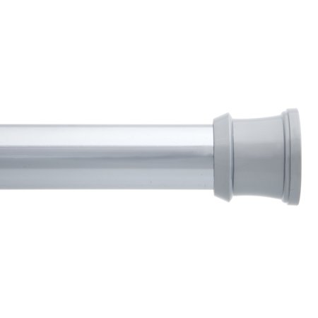 Kenney Adjustable Curtain Rod 72 in. L Silver