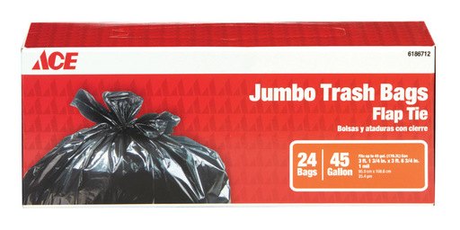 [6186712] ACE BAG 45GAL 24CT FLAP