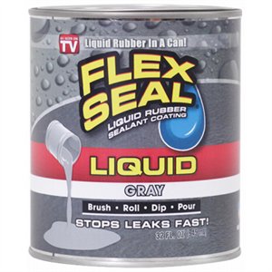 Flex Seal Satin White Liquid Rubber Sealant Coating 1 Qt.