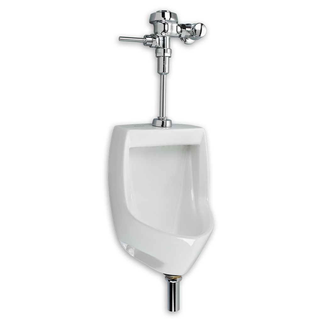 American Standard 6581.001 Maybrook Ultra High Efficiency Universal Washout Urinal White Toilets and Bidets Urinals Wall Mounted Urinals