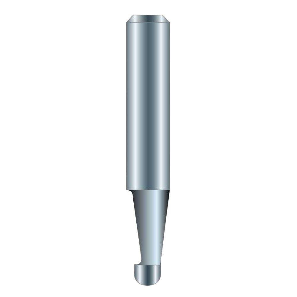 [66100F] 7-Degree 1-Flute Solid Carbide Bevel Trim Router Bit